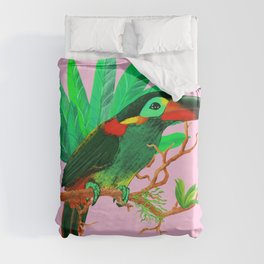 exotic bird Duvet Cover