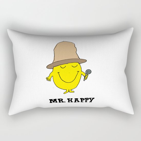 Mr. Happy Rectangular Pillow