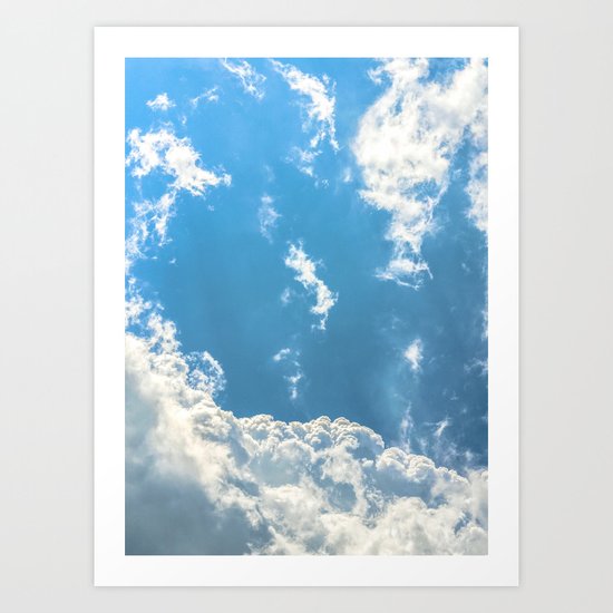 Floating on Air Art Print