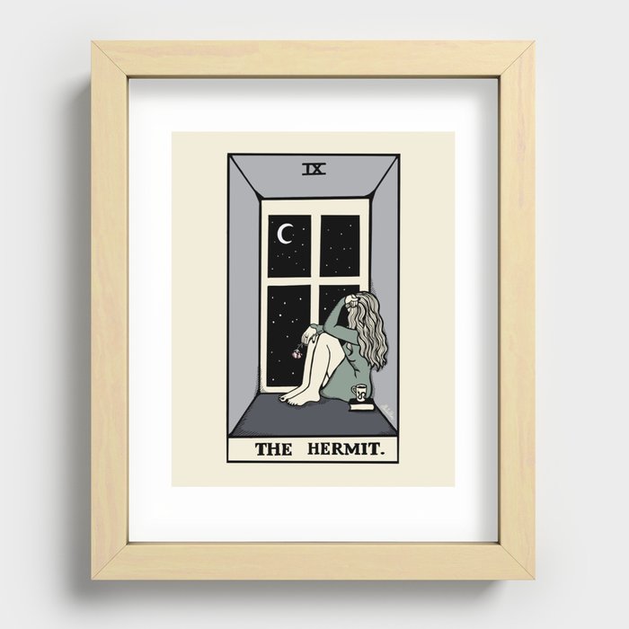 The Hermit Recessed Framed Print
