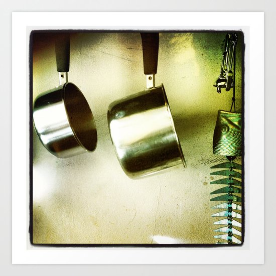 galley kitchen Art Print