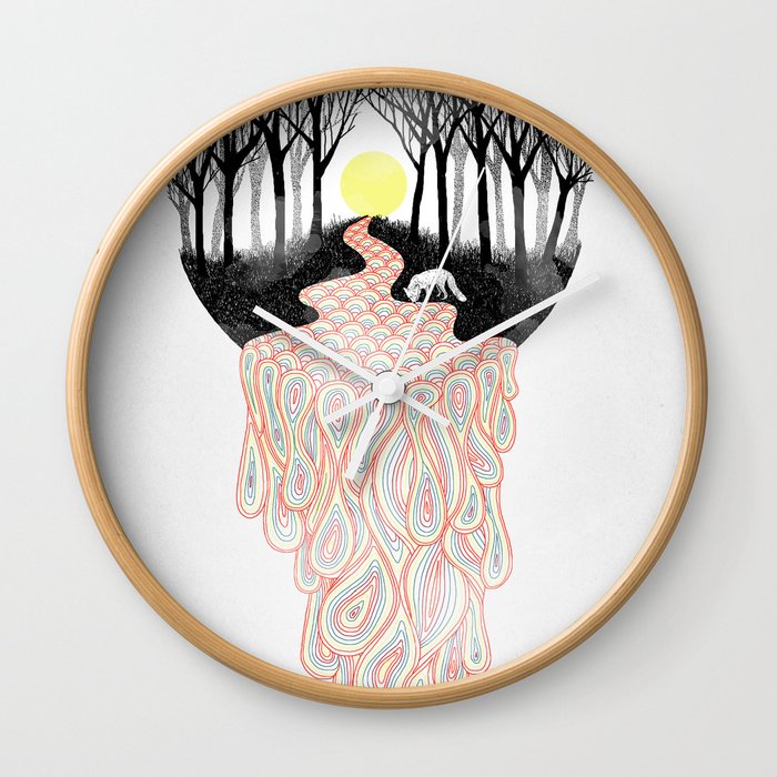 Through Darkness into the Light Wall Clock