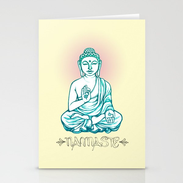 Buddha Namaste Stationery Cards