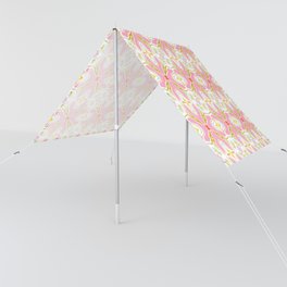 Gold and pink retro pattern Sun Shade