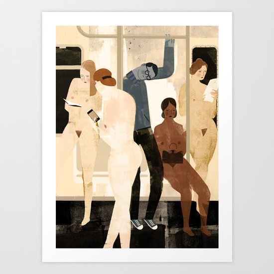 This is where I admit I am powerless Art Print