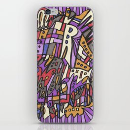 Feel This Real Forever (purple) iPhone Skin
