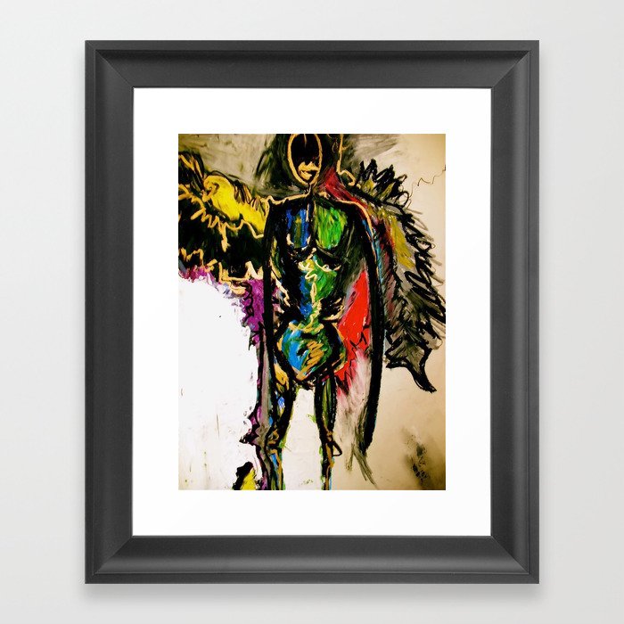 Lynn, the Angel of Balance Framed Art Print