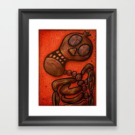 skulltronica Framed Art Print