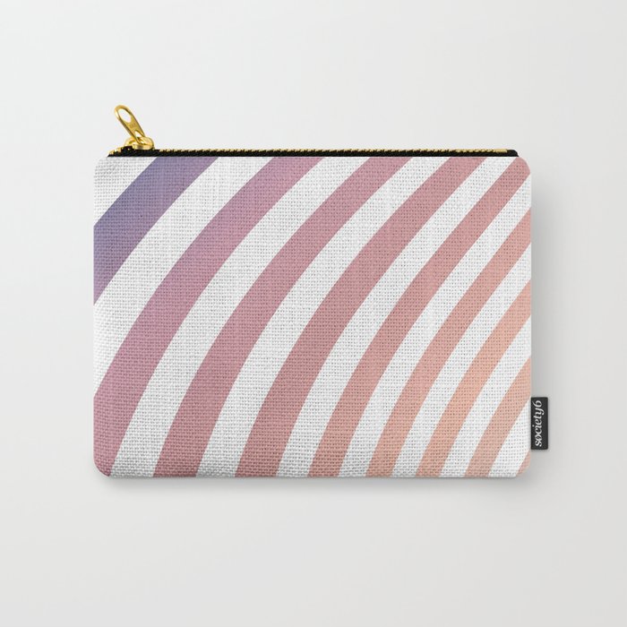 Soft pastel abstract lines Carry-All Pouch