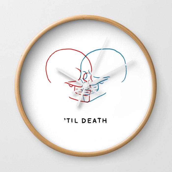 ’Til Death (Minimal) Wall Clock