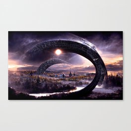 Through the Portal Canvas Print