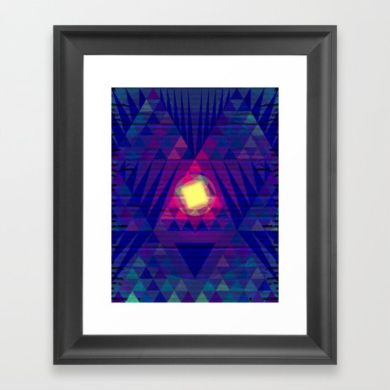 Intergalactic Sunrise Framed Art Print