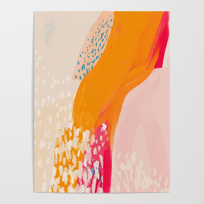 The Abstract Shape Of Spring Poster