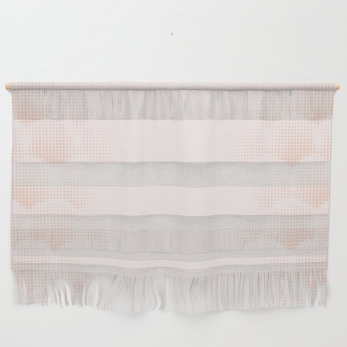 Clouds are Opening, Salmon Pink Wall Hanging