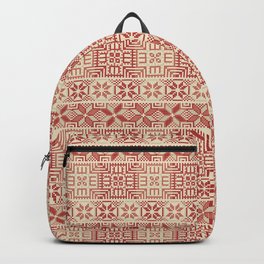 Palestinian embroidery pattern Backpack