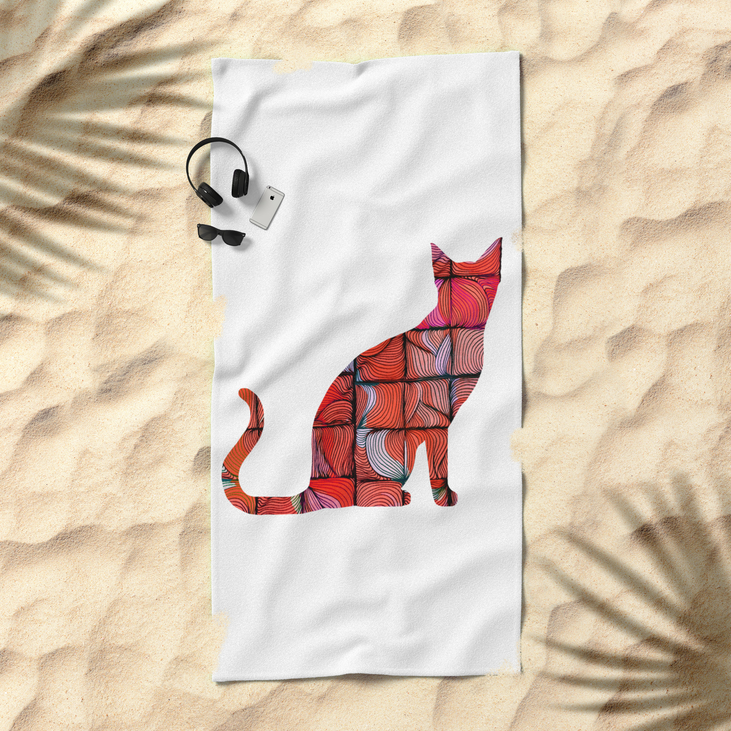 quilted beach towel