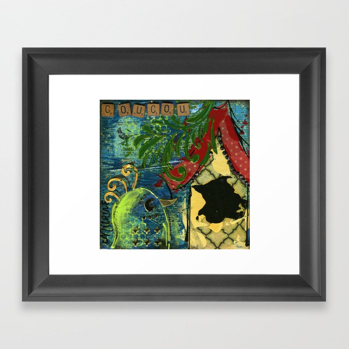 Coucou Framed Art Print