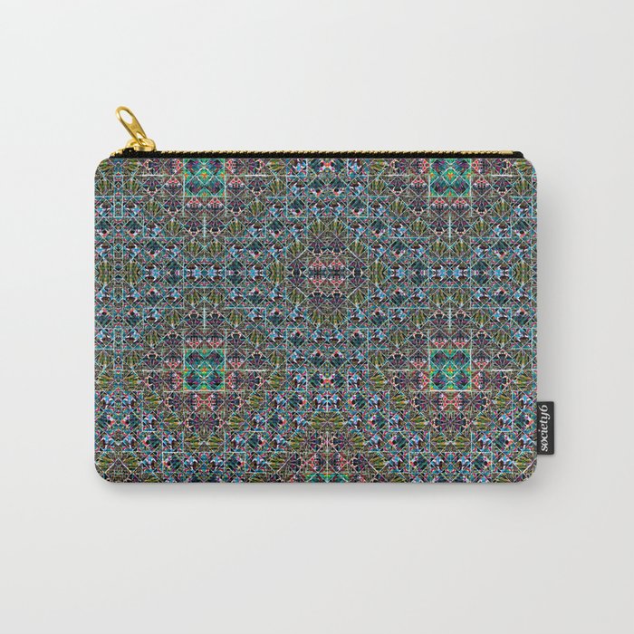 Peacock Pattern Carry-All Pouch