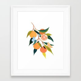 Summer Oranges Framed Art Print