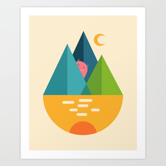 Hello Art Print