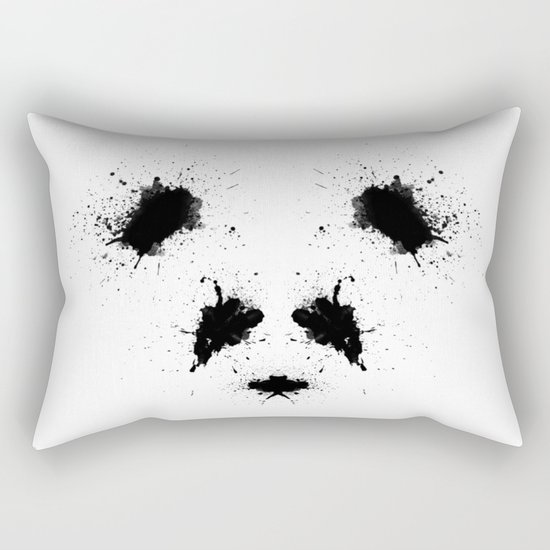 Rorshach Panda Rectangular Pillow