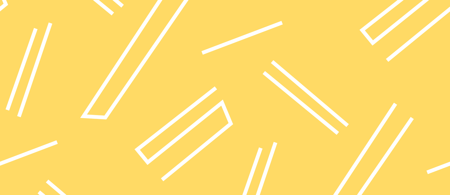 Yellow White Abstract Lines Coffee Mug