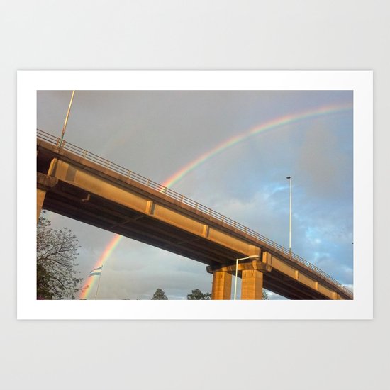 Rainbow Bridge Art Print