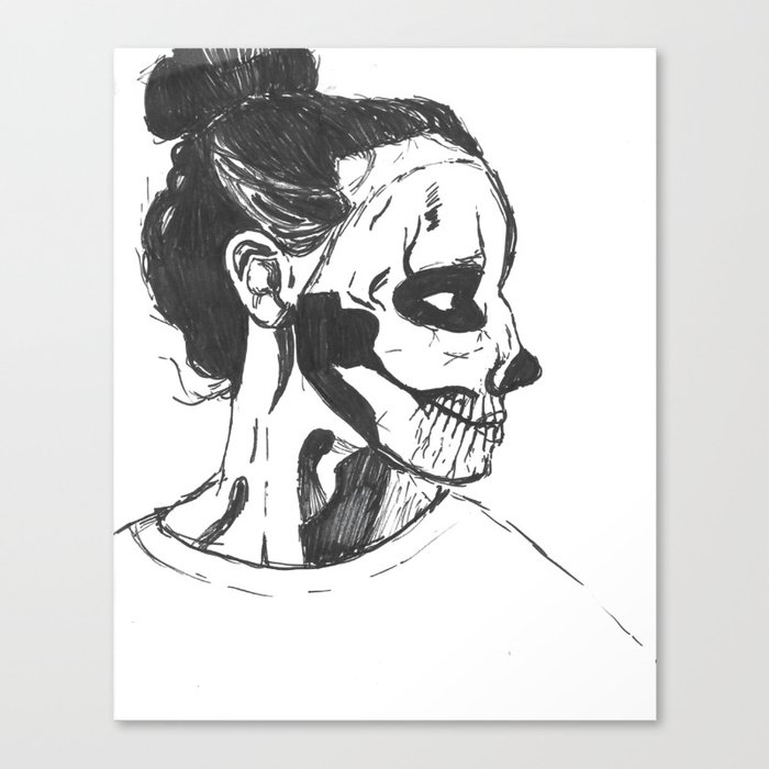 Skull Kid Canvas Print