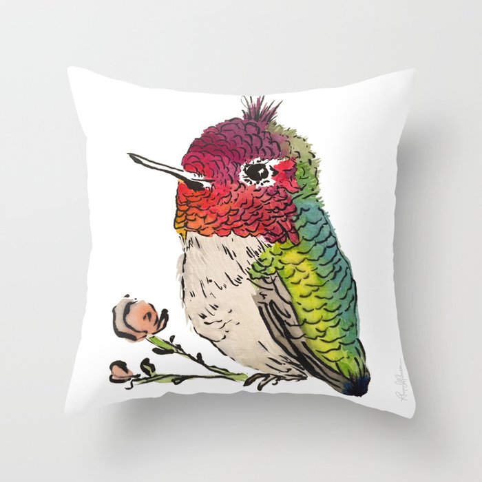 Hummingbird hotsell throw pillows