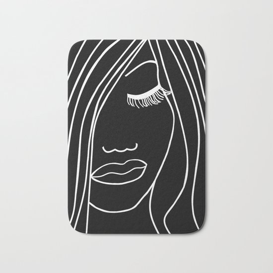 Onyx Portrait Bath Mat