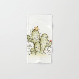 Feliz Navidad Cactus Hand & Bath Towel