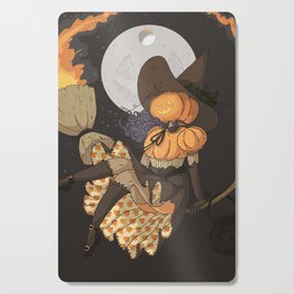 Pumpkin Witch Cutting Board