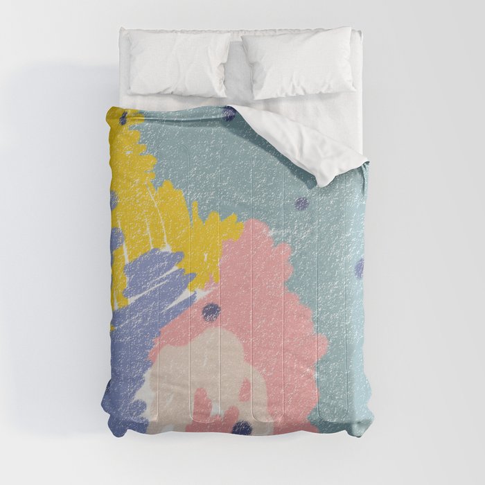 colors bubble Comforter