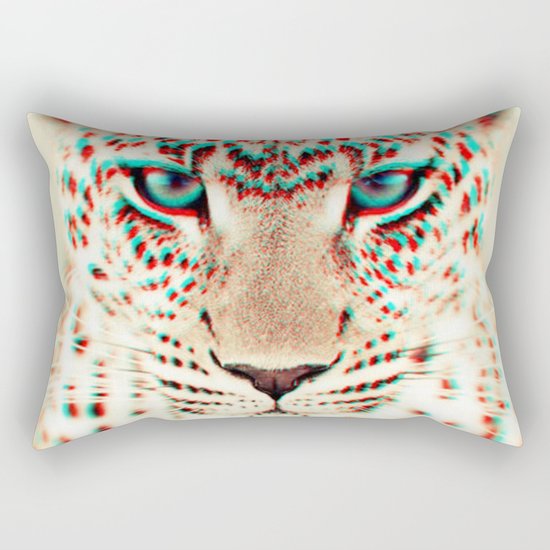 leopard 3D Rectangular Pillow