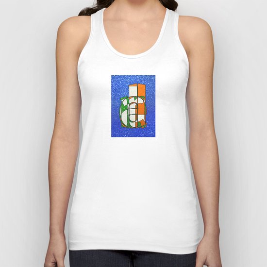 IRELAND - Glitter Unisex Tank Top