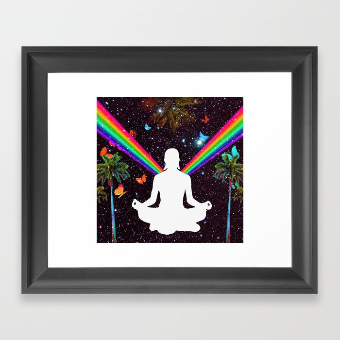 peaceful universe Framed Art Print