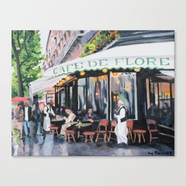French Cafe Canvas Print