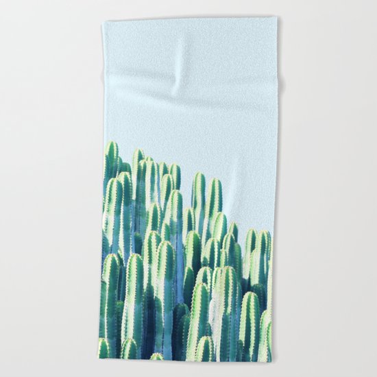 Cactus by the Sea #society6 #decor #buyart Beach Towel