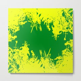 Yellow And Green Grunge Artwork Metal Print | Artinspiration, Grungefashion, Yellow, Psychedelic, Grungeartwork, Artmovement, Darkart, Grungearteasy, Artwork, Punkart 