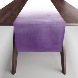 Ombre Paint Color Wash (purple/white) Table Runner