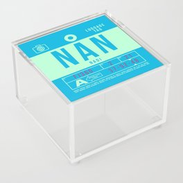 Luggage Tag B - NAN Nadi Fiji Acrylic Box