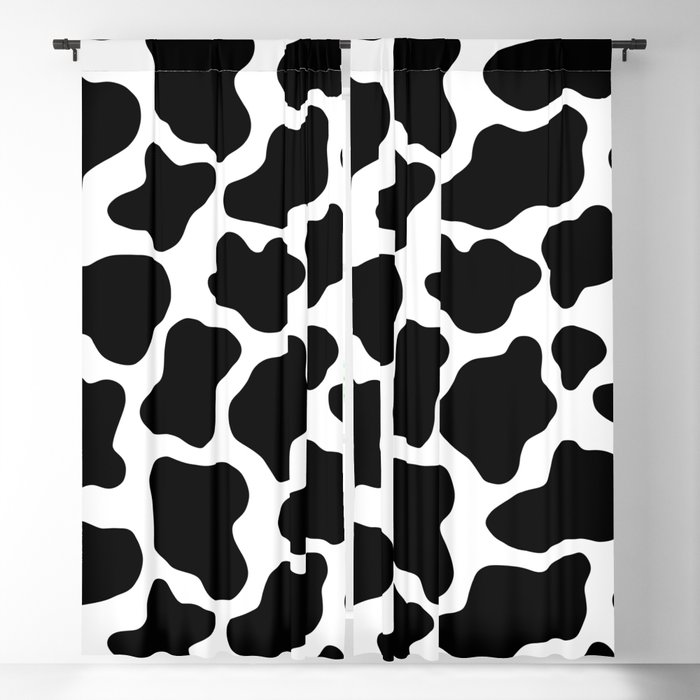 Cow Print Blackout Curtain