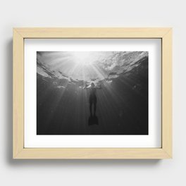 Psyched Recessed Framed Print