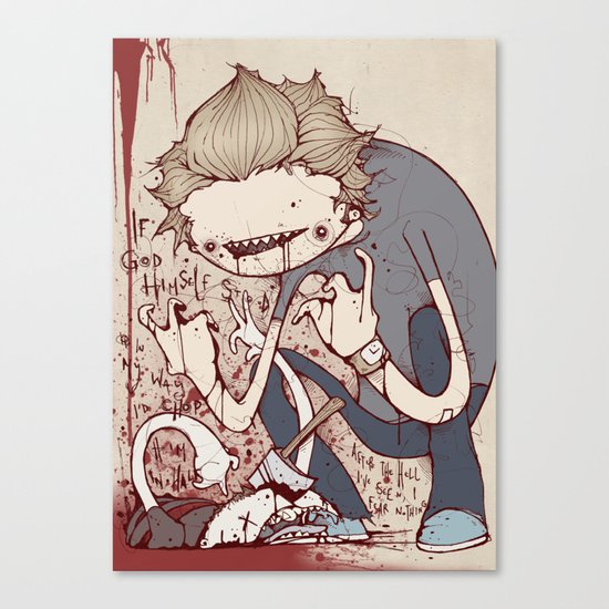 All hell Canvas Print