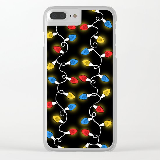 Christmas Lights II Clear iPhone Case
