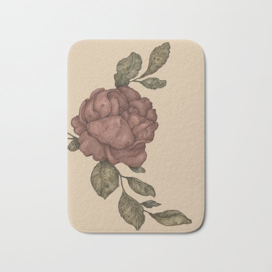 Rose Bath Mat