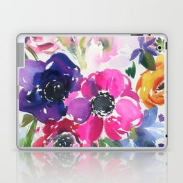 rainbow floral pattern N.o 6 Laptop Skin