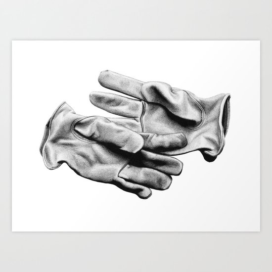 Workman's Gloves Art Print