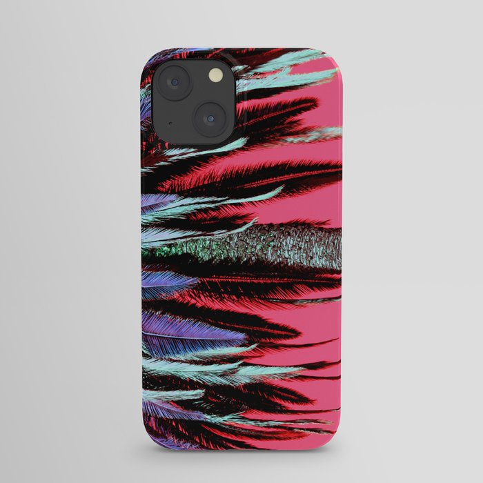 Palm Tree Neon iPhone Case