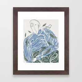 L'homme arbre Framed Art Print | Character, Person, Nature, Bird, Pattern, Drawing, Print, Tree, Man, Pencil 